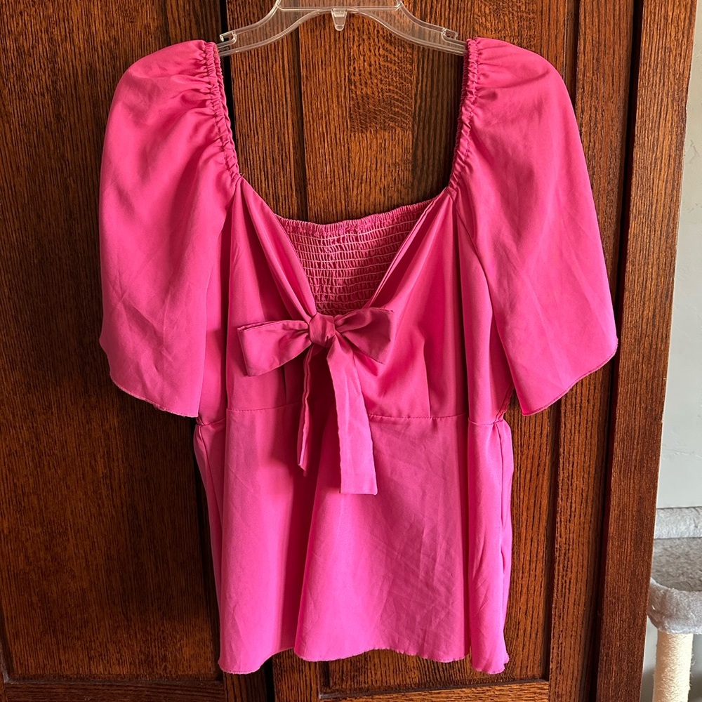 SHEIN Tie Top